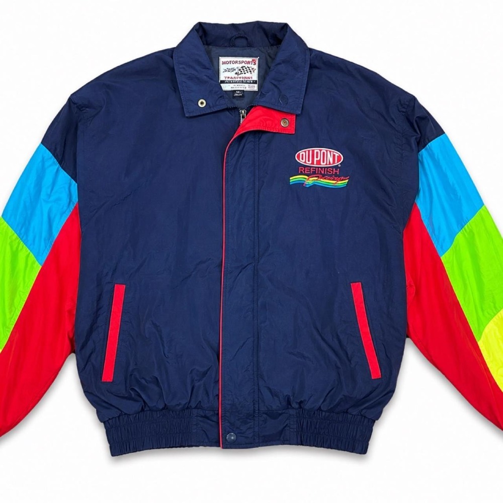 Jeff Gordon Vintage 90s DuPont Refinish Racing Jacket NASCAR Collectible